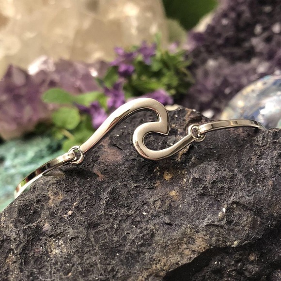 Wave Bracelet Sterling Silver Jewelry - Picture 2 of 6